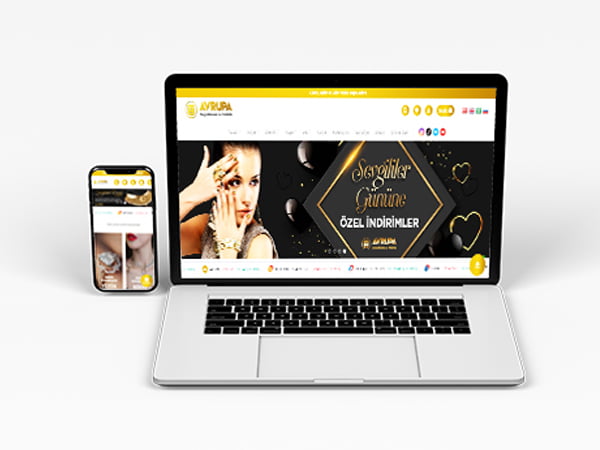 Avrupa Kuyumculuk referans | Webify